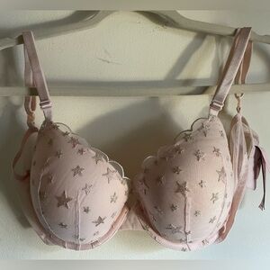 36C Lined Demi by Victoria’s Secret Pink with Stars